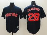 Boston Red Sox #28 J.D. Martinez Navy Cool Base Stitched Jersey
