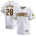 San Diego Padres #28 Jose Azocar White 2024 Home Limited Stitched Jersey