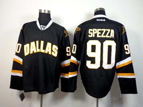 Stars #90 Jason Spezza Black Stitched Jersey