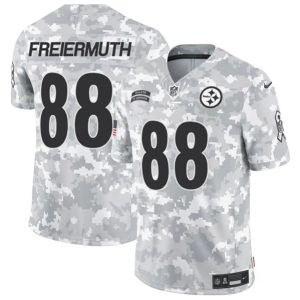 Pittsburgh Steelers #88 Pat Freiermuth Arctic Camo 2024 F.U.S.E. Salute To Service Limited Stitched Jersey