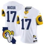 Los Angeles Rams #17 Puka Nacua White 2025 F.U.S.E. V2 Limited Stitched Jersey