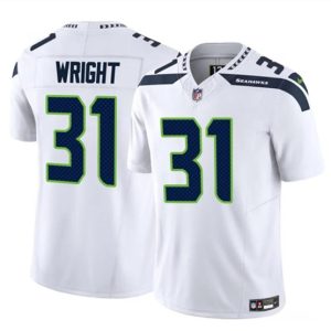 Seattle Seahawks #31 Jacardia Wright White 2025 F.U.S.E. Vapor Untouchable Limited Football Stitched Jersey