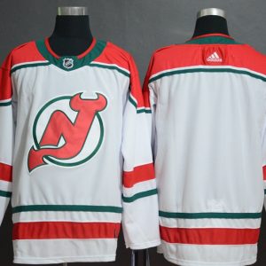 New Jersey Devils White Stitched Jersey