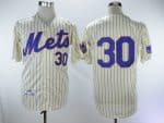 New York Mets #30 Nolan Ryan Cream 1969 Throwback Stitched Jersey