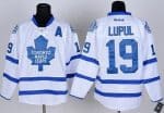 Maple Leafs #19 Joffrey Lupul White Stitched Jersey