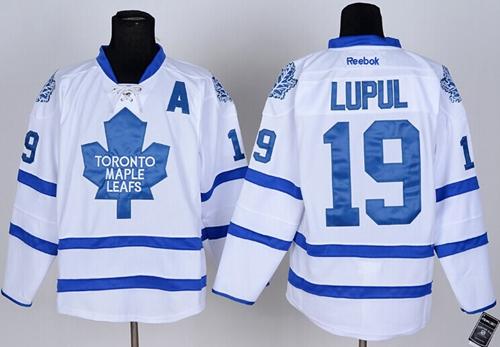 Maple Leafs #19 Joffrey Lupul White Stitched Jersey