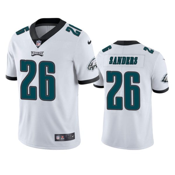 Philadelphia Eagles #26 Miles Sanders White Vapor Untouchable Limited Stitched Jersey