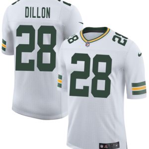 Green Bay Packers #28 A. J. Dillon White 2025 New Vapor Untouchable Limited Stitched Jersey