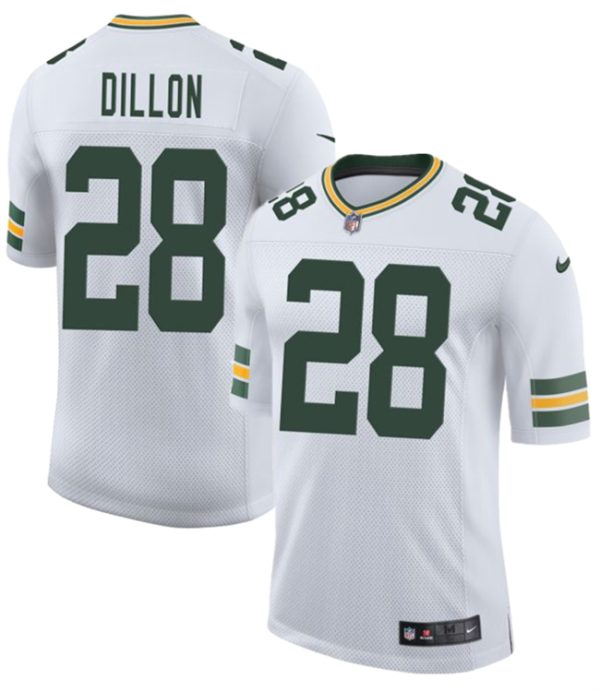 Green Bay Packers #28 A. J. Dillon White 2025 New Vapor Untouchable Limited Stitched Jersey