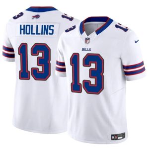 Buffalo Bills #13 Mack Hollins White 2024 F.U.S.E. Vapor Untouchable Limited Stitched Jersey