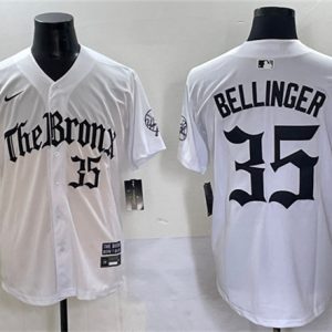 New York Yankees #35 Cody Bellinger White 'Gothic Legacy Edition' Vapor Premier Limited Stitched Jersey