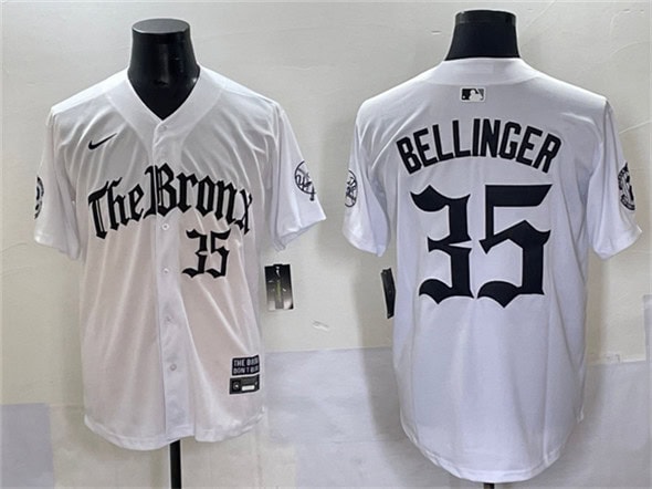 New York Yankees #35 Cody Bellinger White 'Gothic Legacy Edition' Vapor Premier Limited Stitched Jersey