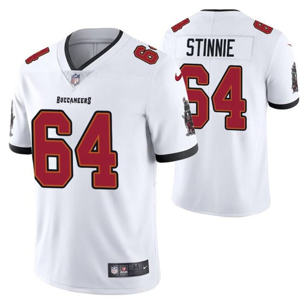 Tampa Bay Buccaneers #64 Aaron Stinnie White Vapor Untouchable Limited Stitched Jersey