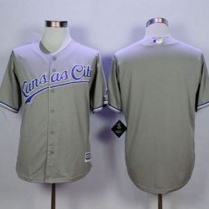 Royals Blank Grey New Cool Base Stitched Jersey