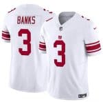New York Giants #3 Deonte Banks White 2023 F.U.S.E. Vapor Untouchable Limited Stitched Jersey