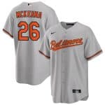 Baltimore Orioles #26 Ryan McKenna Gray Cool Base Stitched Jersey