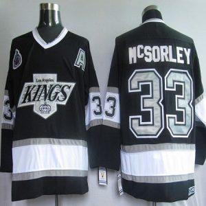 Kings #33 Martin McSorley Black CCM Throwback Stitched Jersey