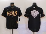 New Orleans Saints Team Big Logo Black Cool Base Stitched Jersey