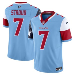 Houston Texans #7 C.J. Stroud Blue 2024 F.U.S.E. V5 Limited Stitched Jersey