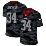 Las Vegas Raiders #34 Bo Jackson Camo Limited Stitched Jersey