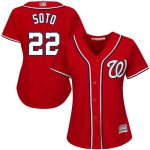 Washington Nationals #22 Juan Soto Red Stitched Jersey(Run Small)