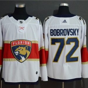 Florida Panthers #72 Sergei Bobrovsky White Stitched Jersey