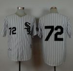 Mitchell And Ness 1993 White Sox #72 Carlton Fisk White Stitched Jersey