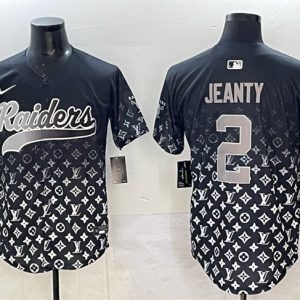 Las Vegas Raiders #2 Ashton Jeanty Black Limited Stitched Jersey