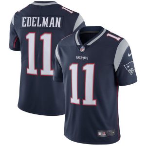 New England Patriots #11 Julian Edelman Nike Navy Vapor Untouchable Limited Stitched Jersey