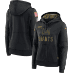 New York Giants 2020 Black Salute To Service Sideline Performance Pullover Hoodie (Run Small)
