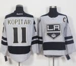 Kings #11 Anze Kopitar Gray Alternate Stitched Jersey