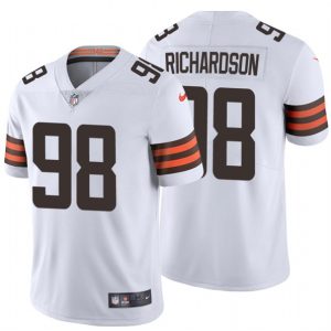 Cleveland Browns #98 Sheldon Richardson New White Vapor Untouchable Limited Stitched Jersey