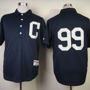 Indians #99 Ricky Vaughn Navy Blue 1902 Turn Back The Clock Stitched Jersey