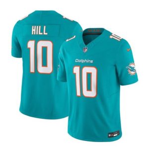 Miami Dolphins #10 Tyreek Hill Aqua 2023 F.U.S.E. Vapor Limited Stitched Jersey