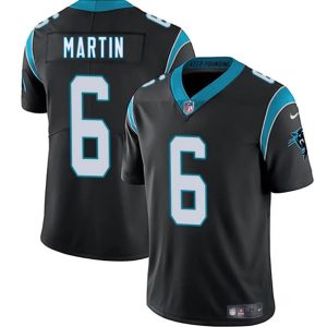 Carolina Panthers #6 Sam Martin Black 2025 Vapor Limited Stitched Jersey