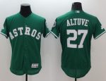 Houston Astros Customized Green Celtic Flex Base Stitched Baseball Jersey
