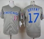 Cubs #17 Kris Bryant Grey 1990 Turn Back The Clock Stitched Jersey