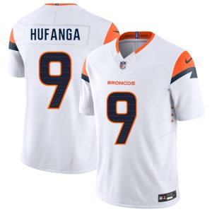 Denver Broncos #9 Talanoa Hufanga White 2025 F.U.S.E. Vapor Limited Stitched Jersey