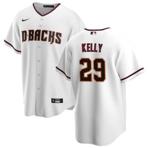 Arizona Diamondbacks #29 Merrill Kelly White Cool Base Stitched Jersey