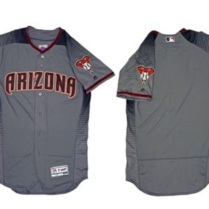Arizona Diamondbacks Blank Gray Flex Base Stitched Jersey