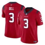 Houston Texans #3 Tank Dell Red 2023 F.U.S.E. Vapor Untouchable Stitched Jersey