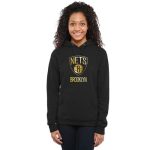 Brooklyn Nets Gold Collection Pullover Hoodie Black