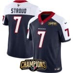 Houston Texans #7 C.J. Stroud Navy White 2023 F.U.S.E. Vapor Untouchable Limited Stitched Jersey