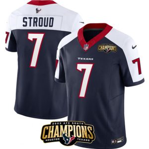 Houston Texans #7 C.J. Stroud Navy White 2023 F.U.S.E. Vapor Untouchable Limited Stitched Jersey