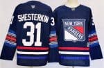 New York Rangers #31 Igor Shesterkin Navy 2024-25 Stitched Jersey