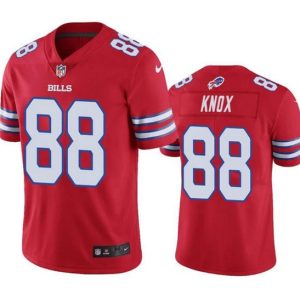 Buffalo Bills #88 Dawson Knox Red Vapor Untouchable Limited Stitched Jersey