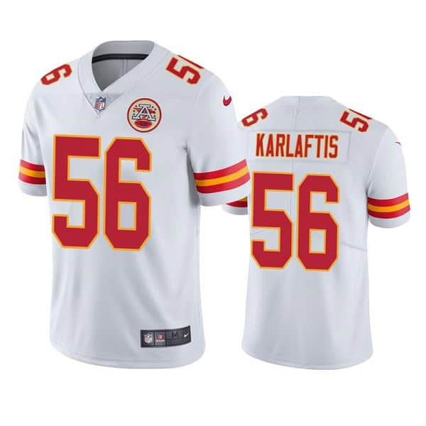 Kansas City Chiefs #56 George Karlaftis White Vapor Untouchable Limited Stitched Football Jersey