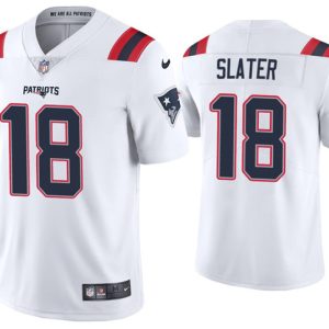 New England Patriots #18 Matthew Slater 2020 White Vapor Untouchable Limited Stitched Jersey