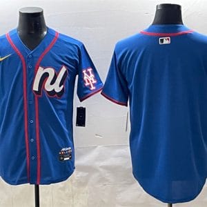 National League New York Mets Blank Blue 2025 All-Star Edition Limited Stitched Jersey