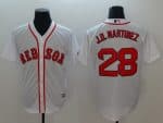 Boston Red Sox #28 J.D. Martinez White Cool Base Stitched Jersey